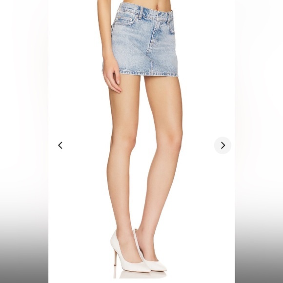 Lovers & Friends Remy Denim Mini Skirt Sz 25 - Picture 1 of 8